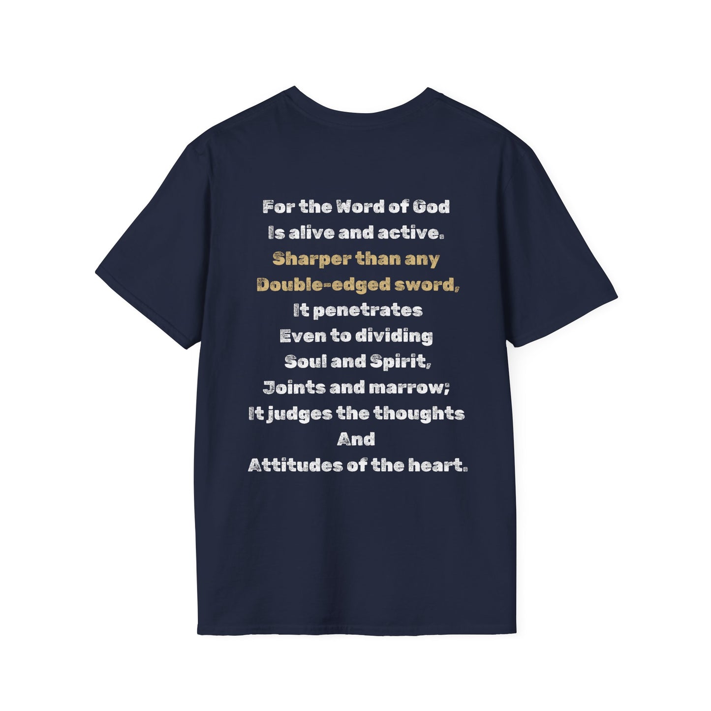 Spirit Sword – Hebrews 4:12 Christian T-Shirt | Word of God Apparel