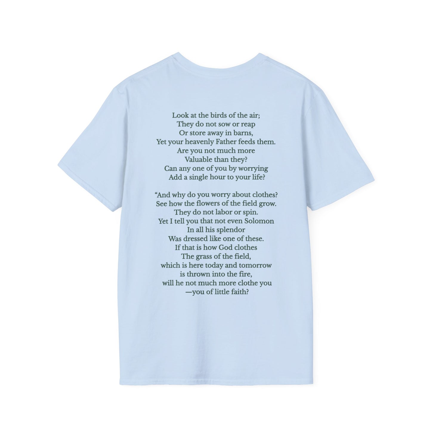 God’s Got You – Matthew 6:26 Christian T-Shirt | Faith-Based Encouragement Tee for Men & Women