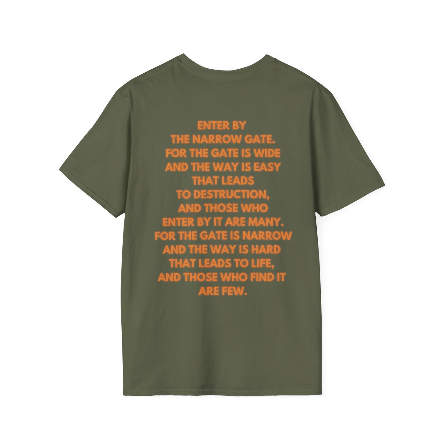 Choose Your Path Christian T-Shirt – Matthew 7:13–14 Narrow vs Wide Road Evangelism Tee