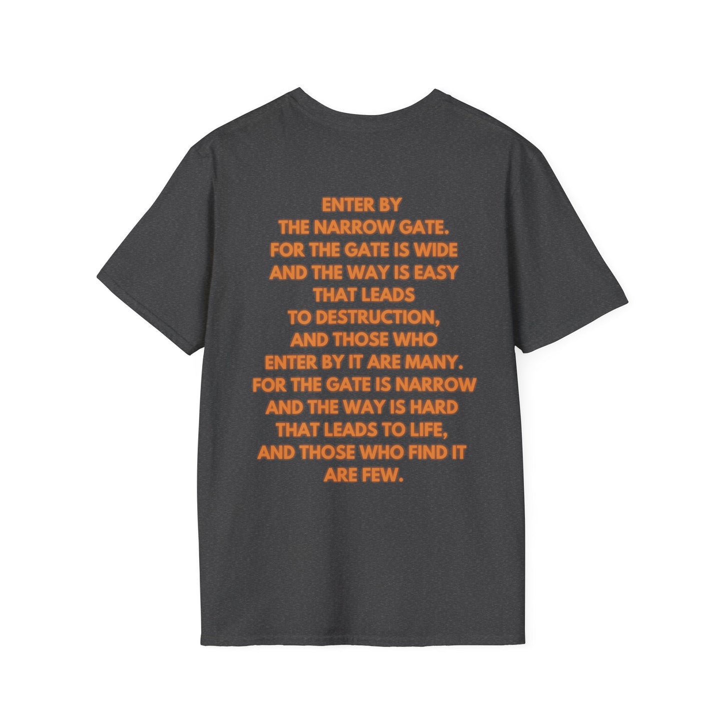 Choose Your Path Christian T-Shirt – Matthew 7:13–14 Narrow vs Wide Road Evangelism Tee