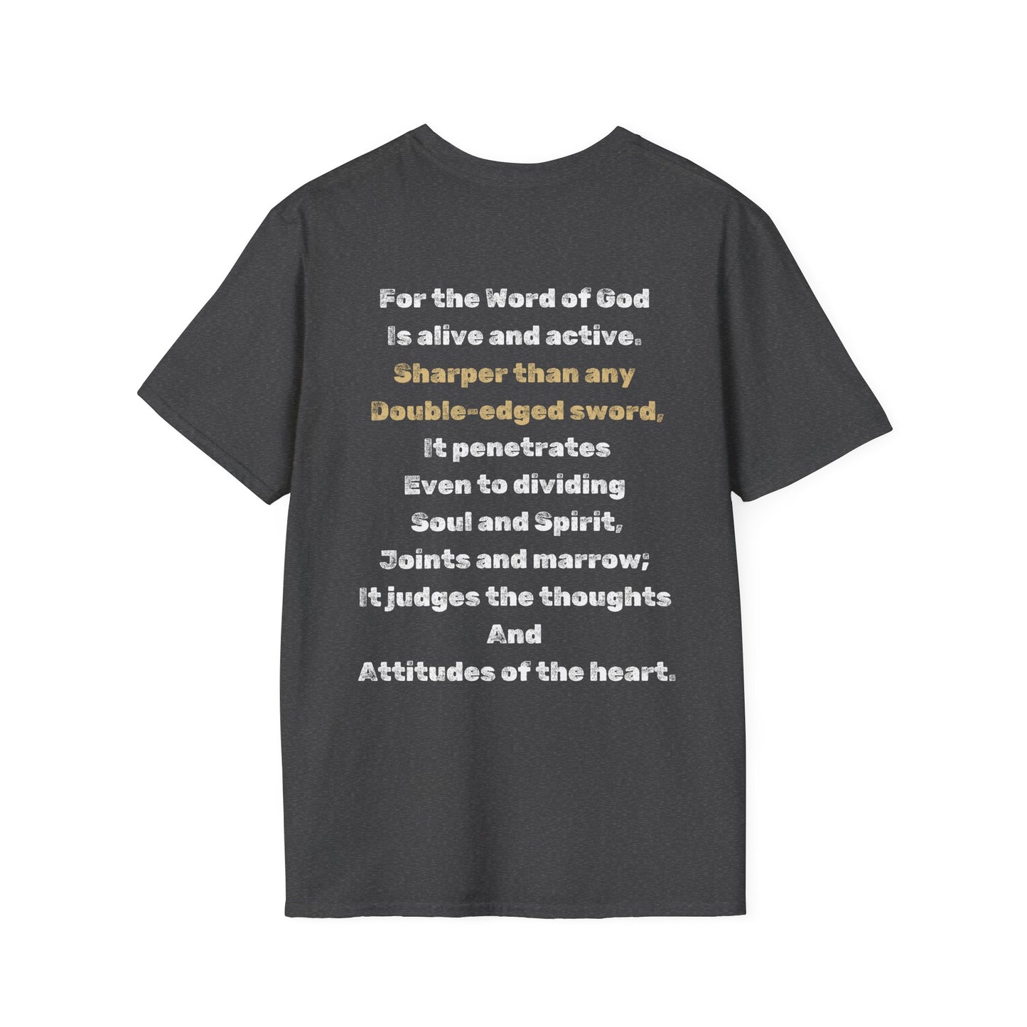 Spirit Sword – Hebrews 4:12 Christian T-Shirt | Word of God Apparel