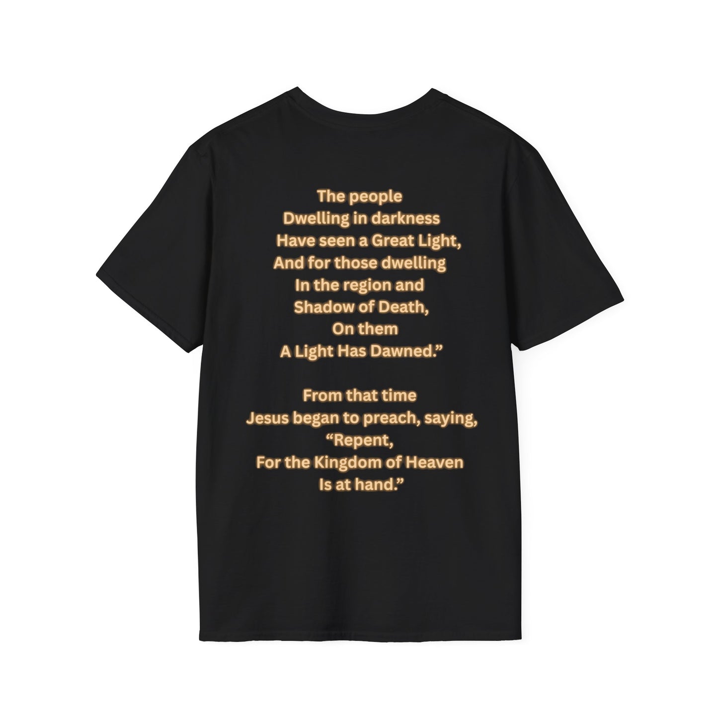Repent – Matthew 4:16-17 Christian T-Shirt | Kingdom Call Faith Tee for Revival and Transformation