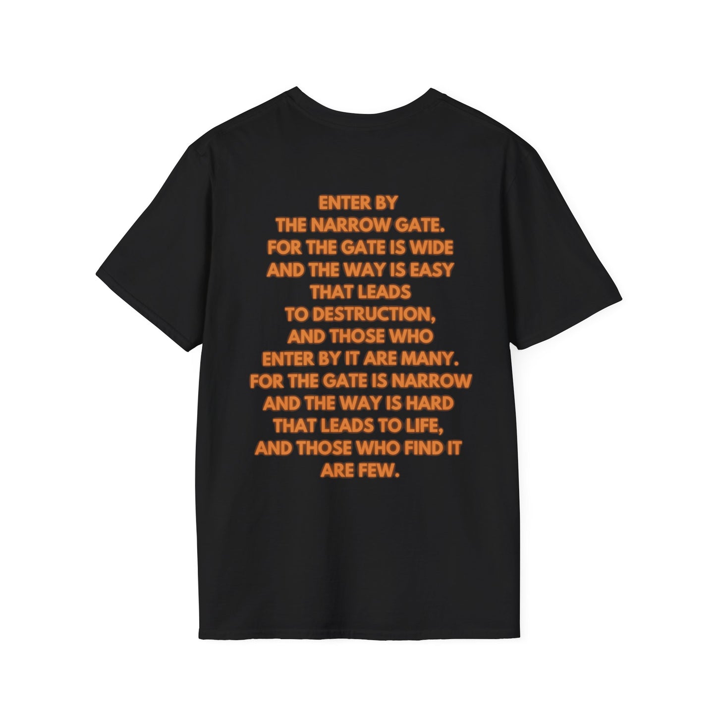 Choose Your Path Christian T-Shirt – Matthew 7:13–14 Narrow vs Wide Road Evangelism Tee