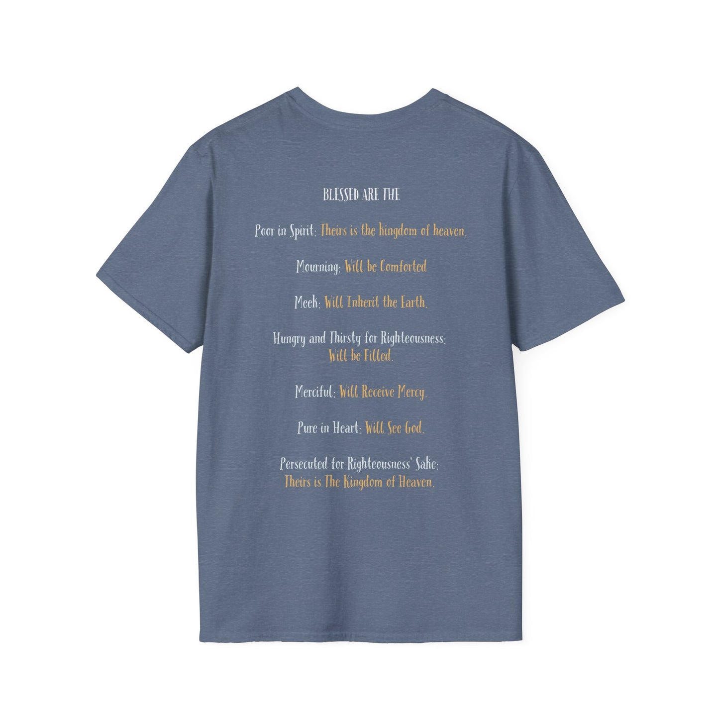 Bee Attitudes – Matthew 5:2–10 Christian T-Shirt | Beatitudes Faith Apparel | Blessed Are The Meek & Pure
