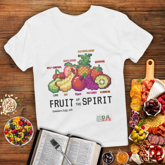 Fruit of the Spirit Tee – Galatians 5:22-23 Christian T-Shirt | Vintage Whimsical Faith Apparel for Men & Women