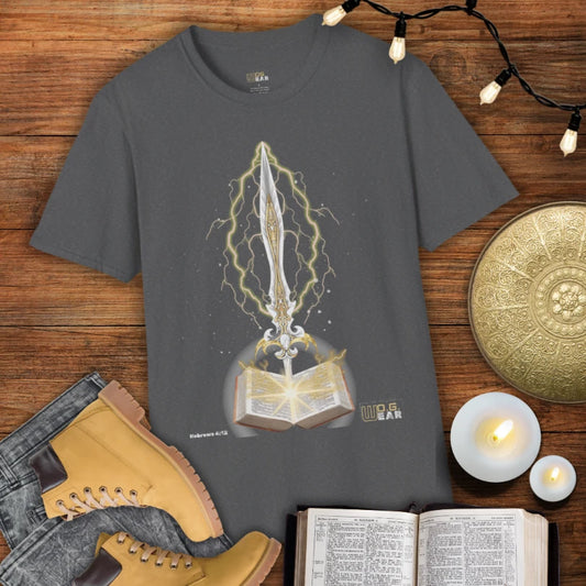 Spirit Sword – Hebrews 4:12 Christian T-Shirt | Word of God Apparel