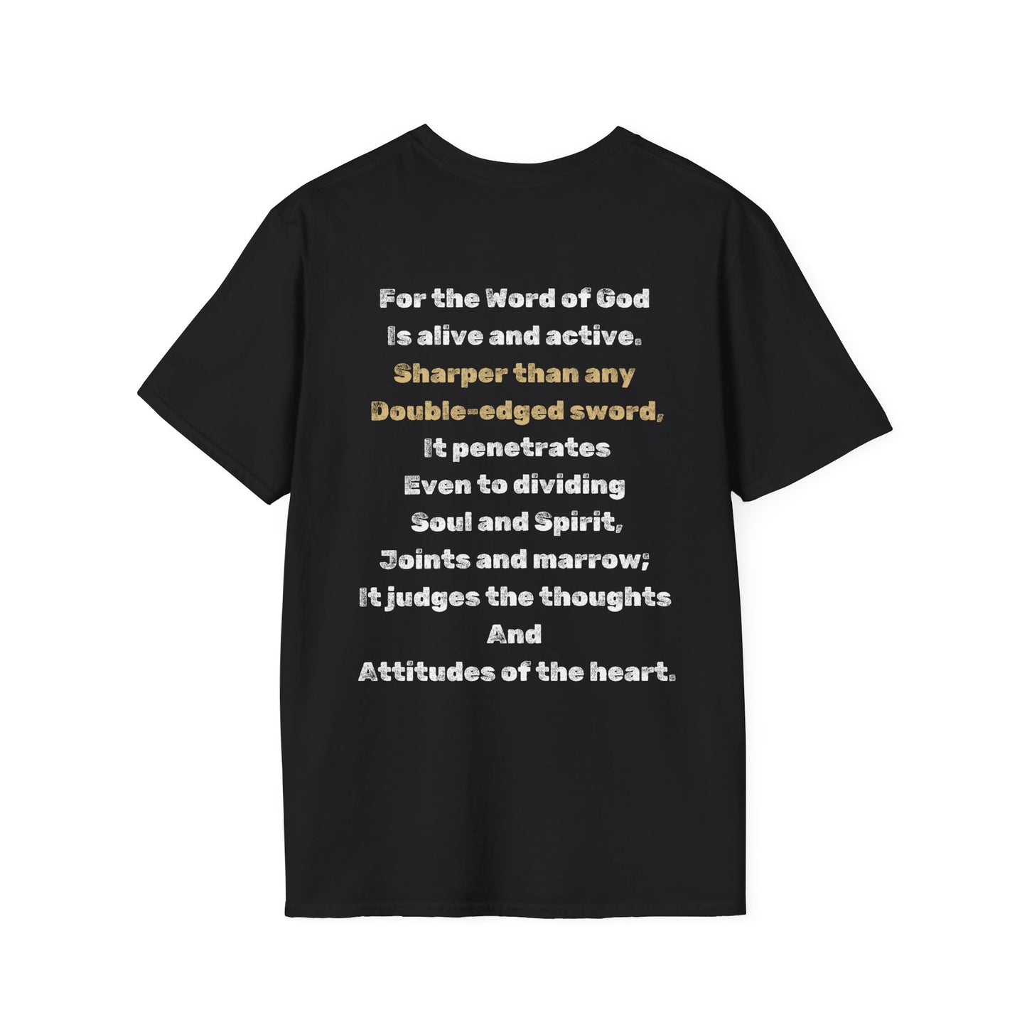 Spirit Sword – Hebrews 4:12 Christian T-Shirt | Word of God Apparel