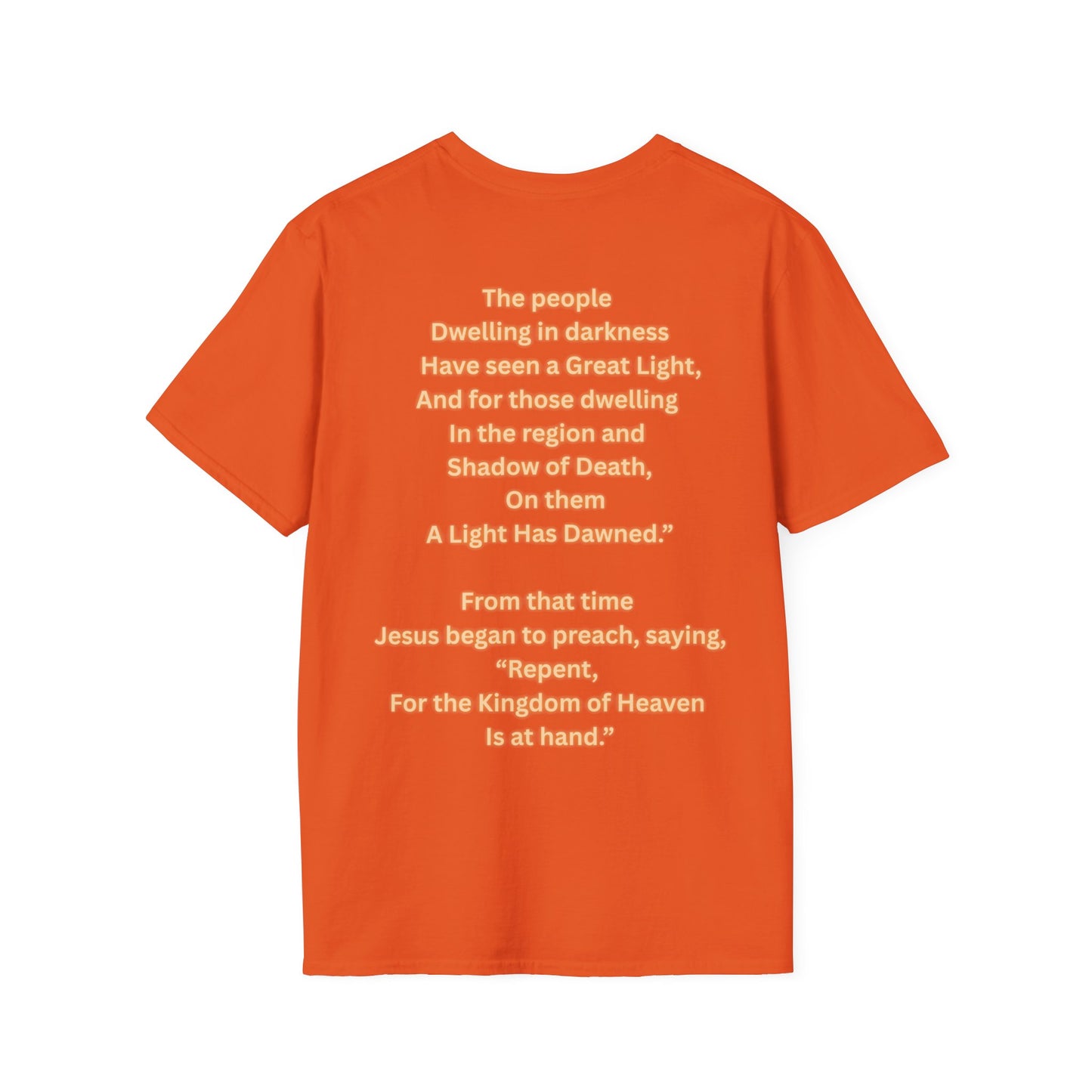 Repent – Matthew 4:16-17 Christian T-Shirt | Kingdom Call Faith Tee for Revival and Transformation