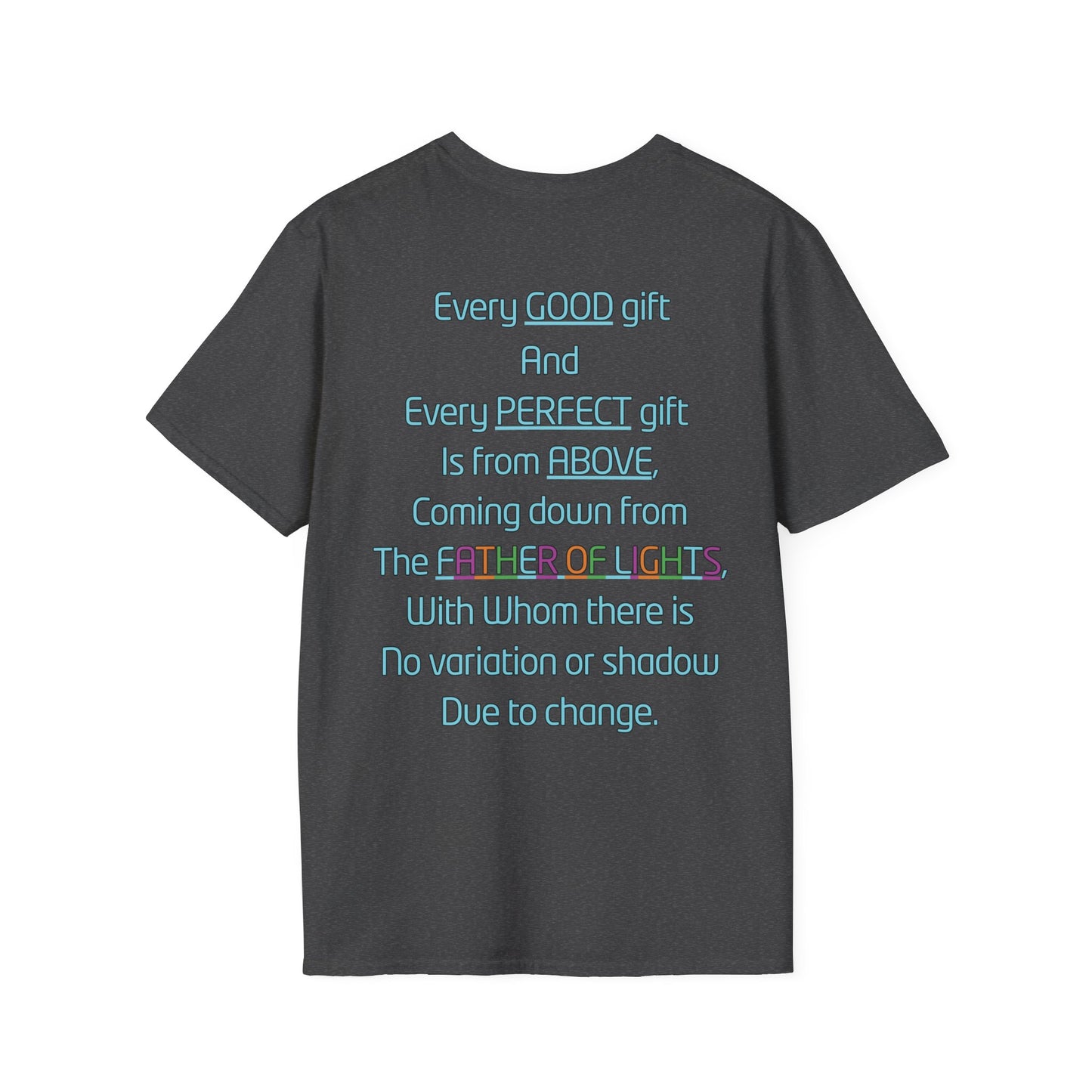 F.O.L. Father of Lights Christian T-Shirt – Every Good Gift Comes from Above (James 1:17)