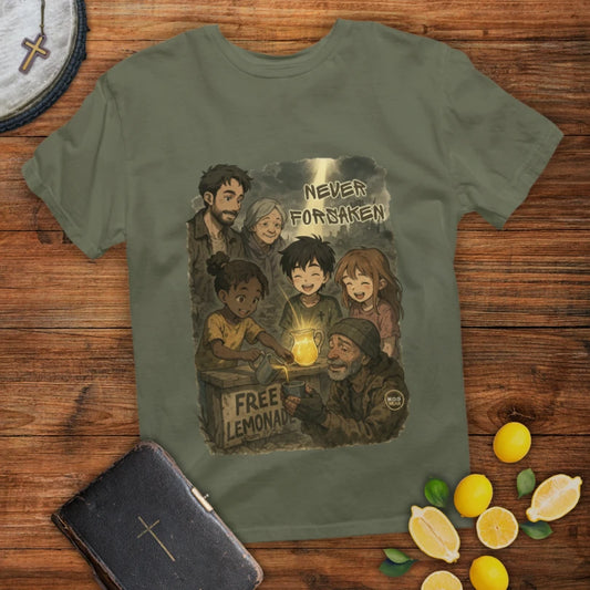 Never Forsaken Christian T-Shirt – Psalm 37:25 Inspired Faith Shirt