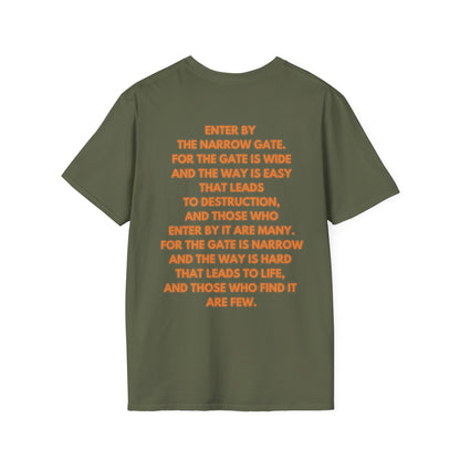 Choose Your Path Christian T-Shirt – Matthew 7:13–14 Narrow vs Wide Road Evangelism Tee