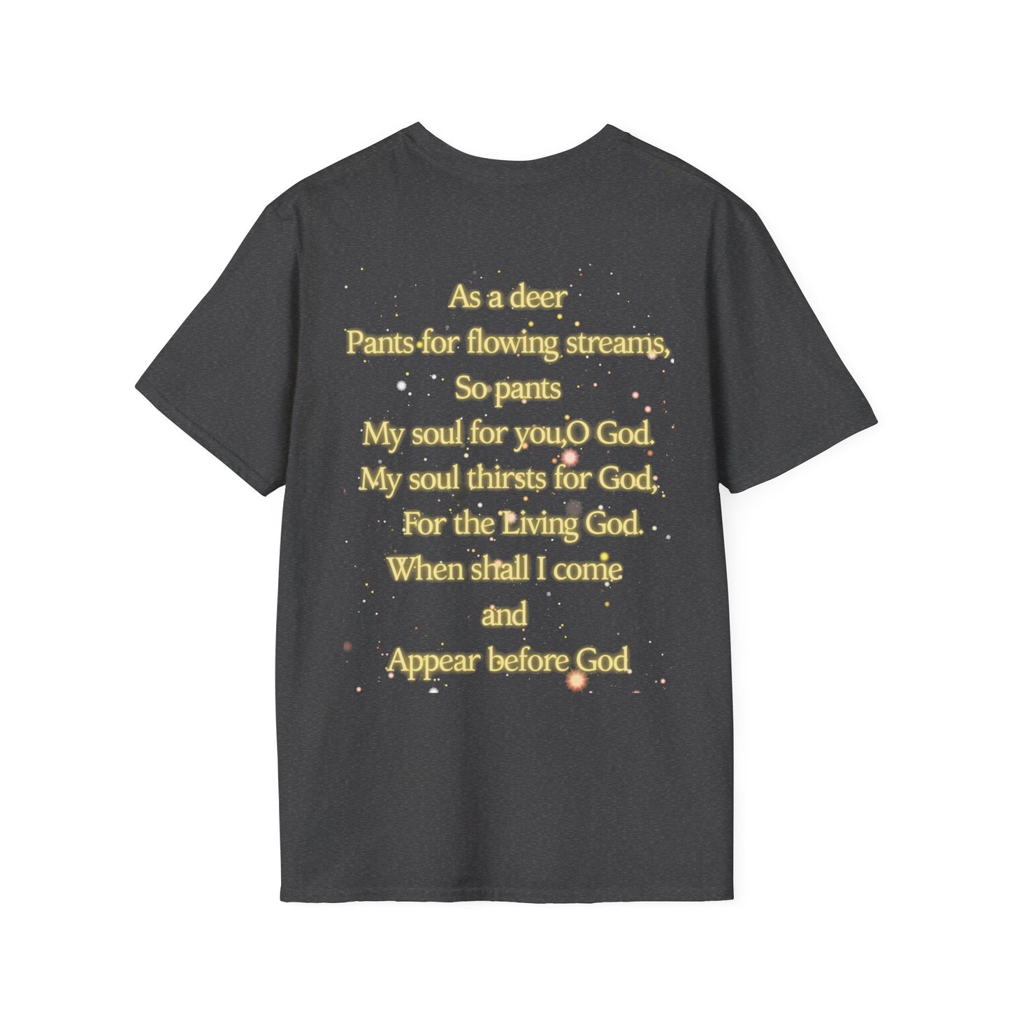 Oh Deer – Christian T-Shirt Inspired by Psalm 42:1–2 | W.O.G. Wear