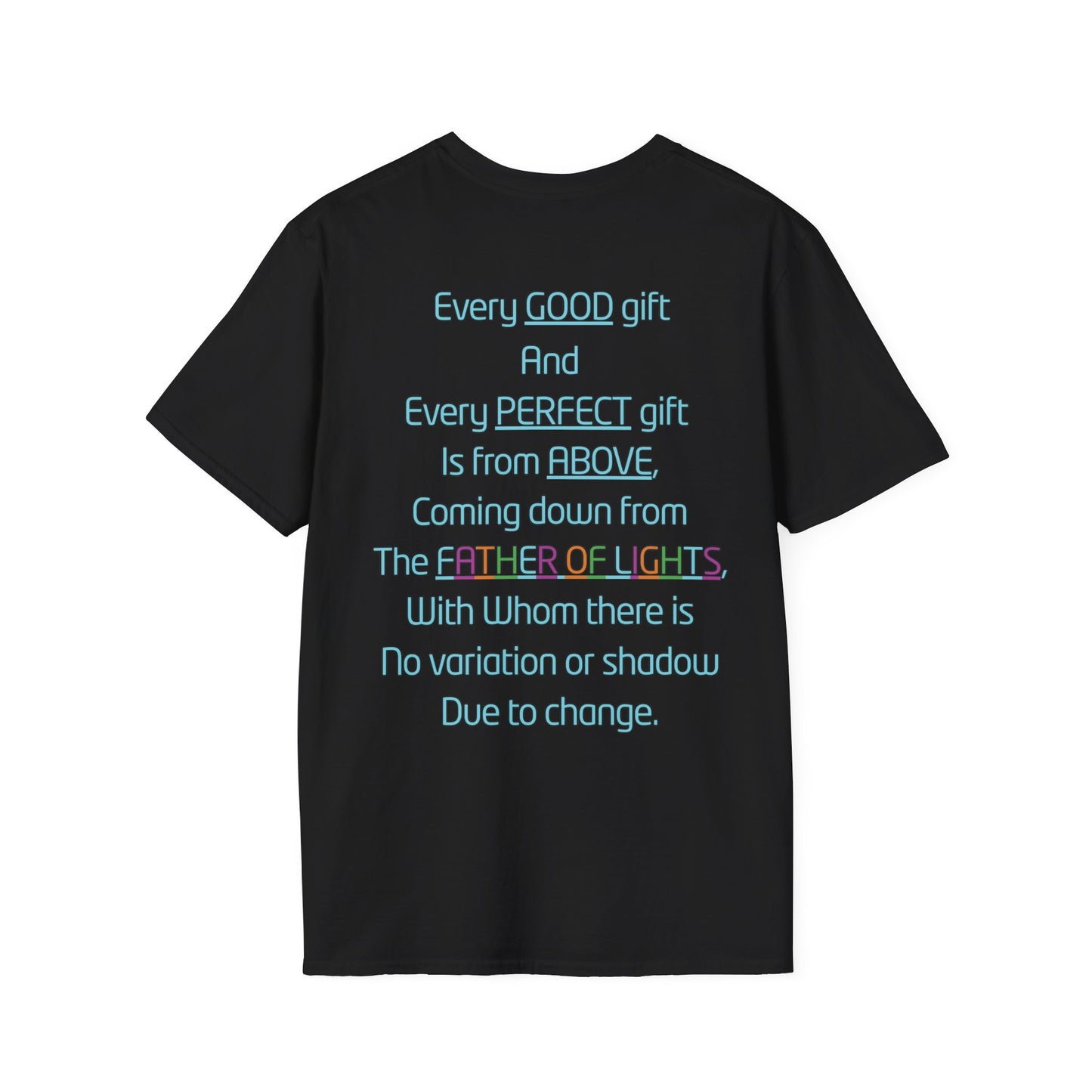 F.O.L. Father of Lights Christian T-Shirt – Every Good Gift Comes from Above (James 1:17)