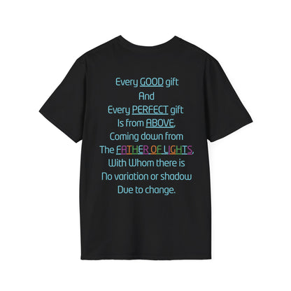 F.O.L. Father of Lights Christian T-Shirt – Every Good Gift Comes from Above (James 1:17)