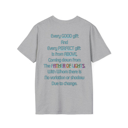 F.O.L. Father of Lights Christian T-Shirt – Every Good Gift Comes from Above (James 1:17)