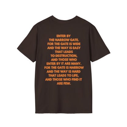 Choose Your Path Christian T-Shirt – Matthew 7:13–14 Narrow vs Wide Road Evangelism Tee