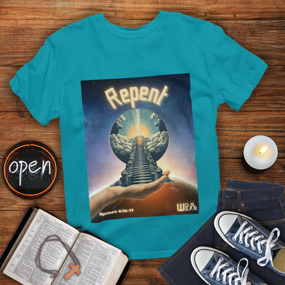 Repent – Matthew 4:16-17 Christian T-Shirt | Kingdom Call Faith Tee for Revival and Transformation