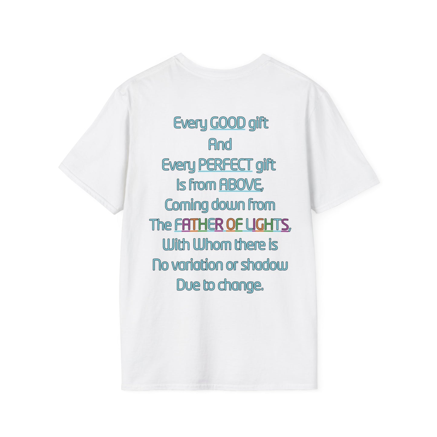F.O.L. Father of Lights Christian T-Shirt – Every Good Gift Comes from Above (James 1:17)
