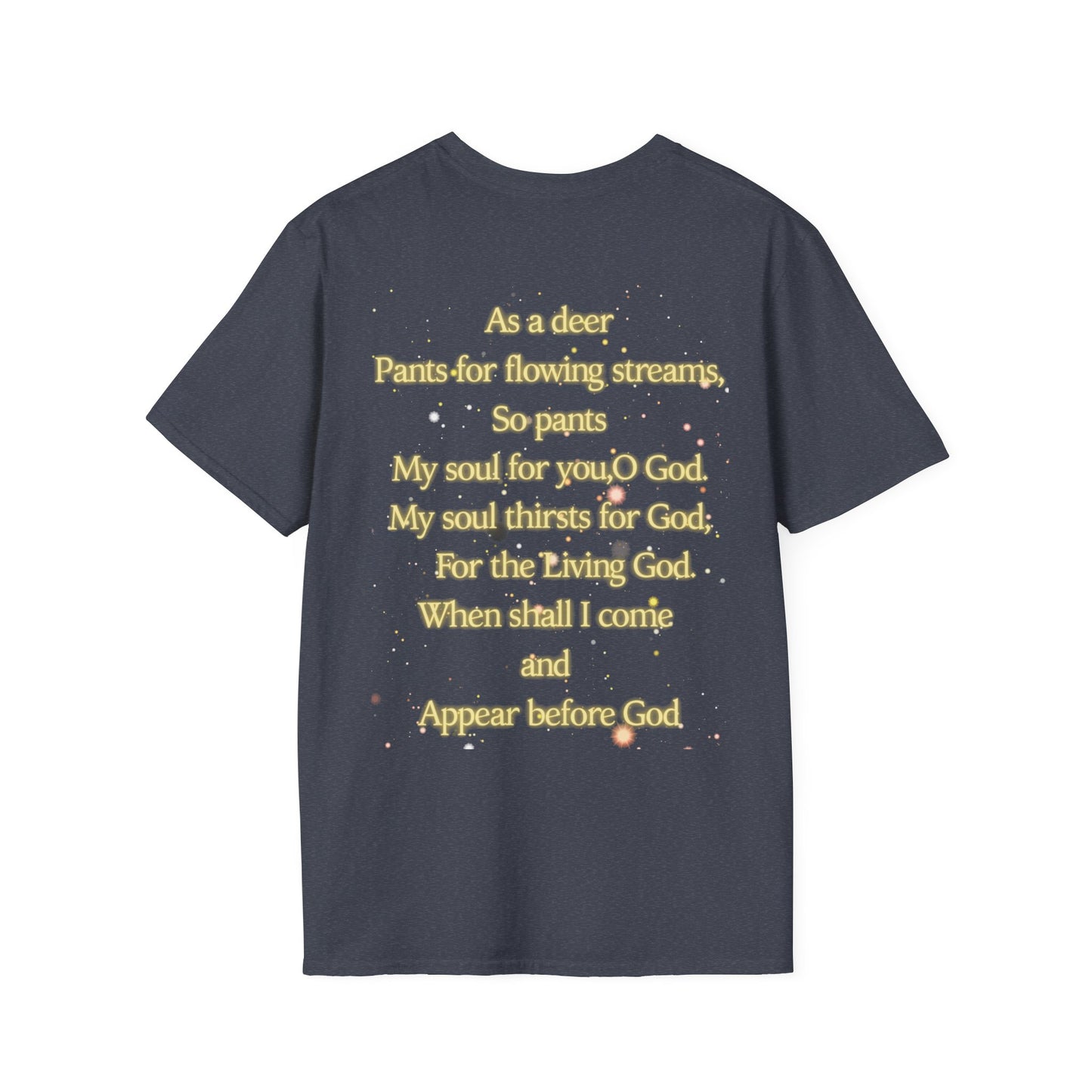 Oh Deer – Christian T-Shirt Inspired by Psalm 42:1–2 | W.O.G. Wear