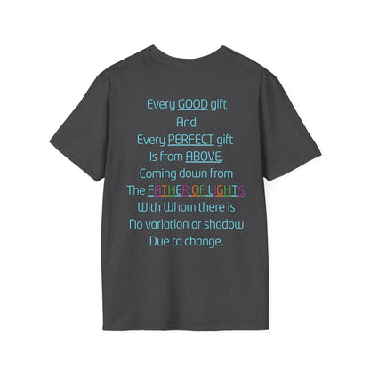 F.O.L. Father of Lights Christian T-Shirt – Every Good Gift Comes from Above (James 1:17)
